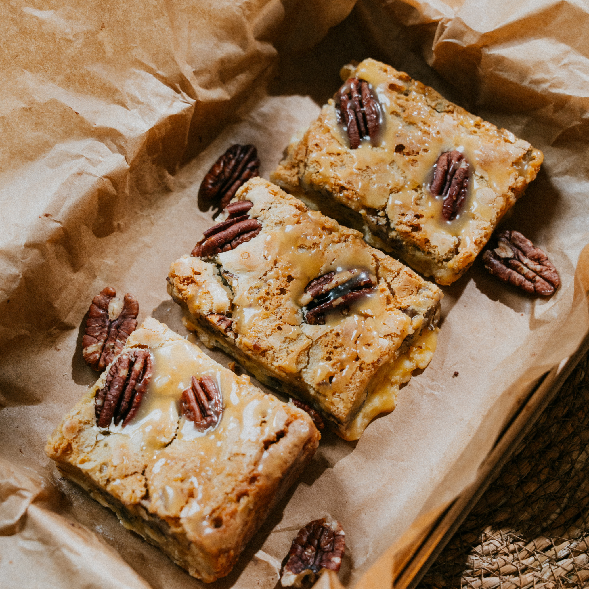 Maple Promise: maple & pecan blondie